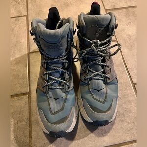 Hoka One One Womens Anacapa Mid GTX GoreTex Hiking Boot Shoes Size 9.5 B Blue